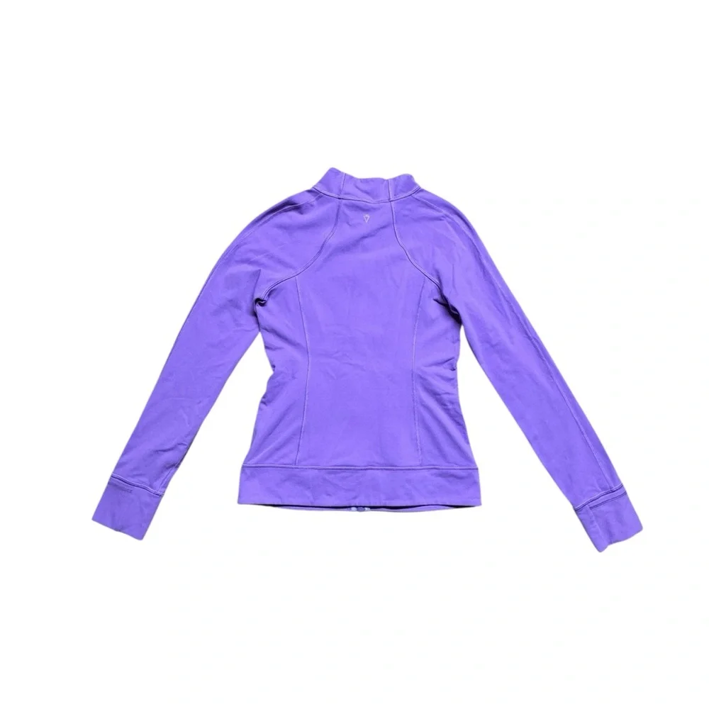 Ivivva Lululemon Girls Perfect Your Practice Full Zip Jacket Purple Size 14